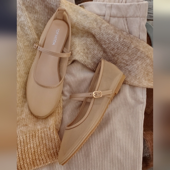 The luna// nude mesh ballet flat - Picture 2 of 4